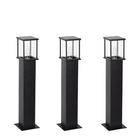 Astro 2 Set 3 Stuks Tuinlamp Zwart