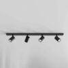 Ascoli Four Bar Spot - Mat zwart