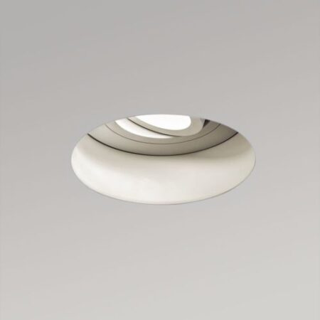Trimless Round Adjustable Spot - Wit