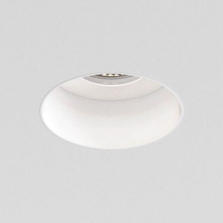 Trimless Slimline Round Fixed Spot - Wit