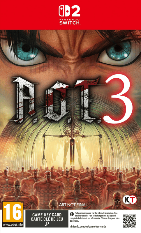 Attack on Titan 3 - A.O.T.3 Steelbook Launch Edition Nintendo Switch 2