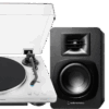 Audio Technica AT-LP70xBT Wit + Audio-Technica ATH-SP3X Zwart