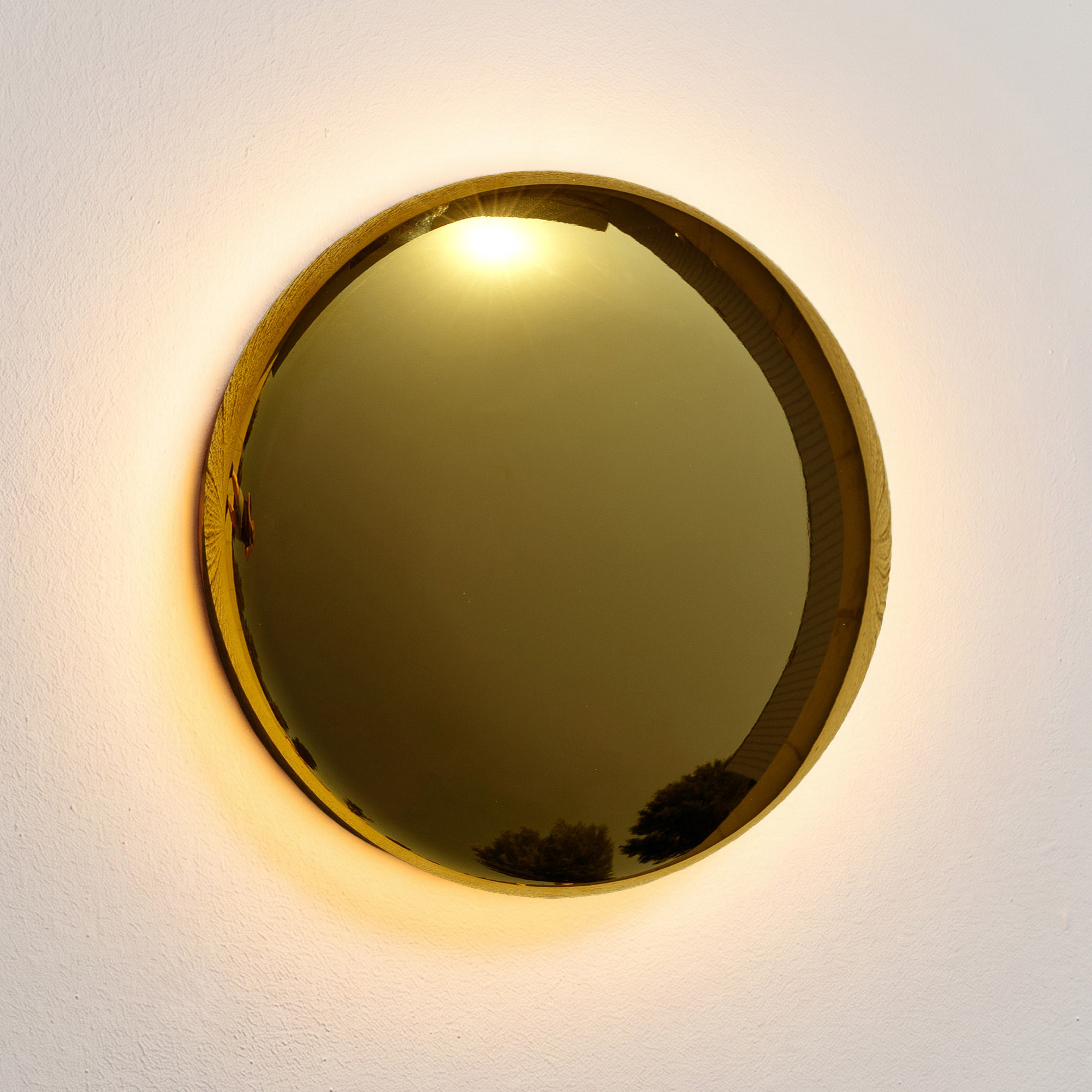 Auris Wandlamp Spiegel Goud