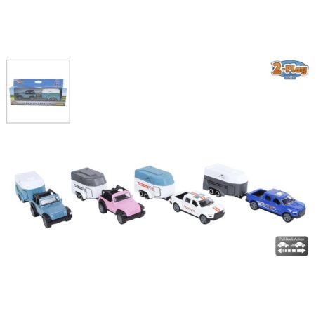 Auto met paardentrailer 16