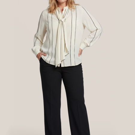 Ava Blouse Off White Maxi