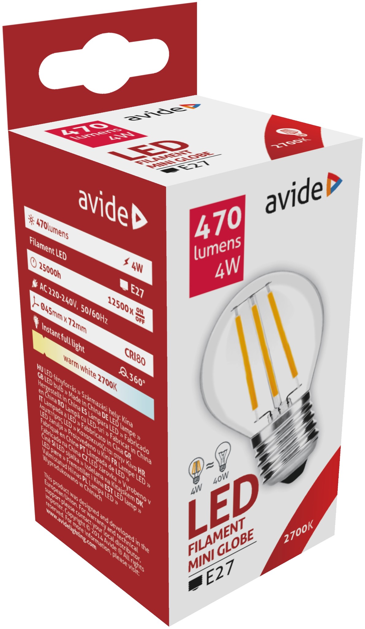 Avide LED Filament Mini 470 lm 4