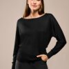 Aylene Sequin Trui Zwart