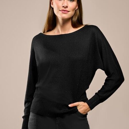 Aylene Sequin Trui Zwart