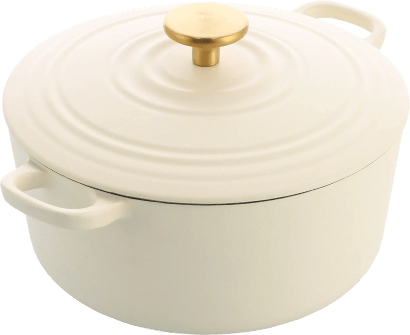 BK Bourgogne Braadpan 24 cm Cream White