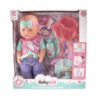 Babypop met accesoires 26cm | Merkloos