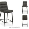 Barstoel Lena grey