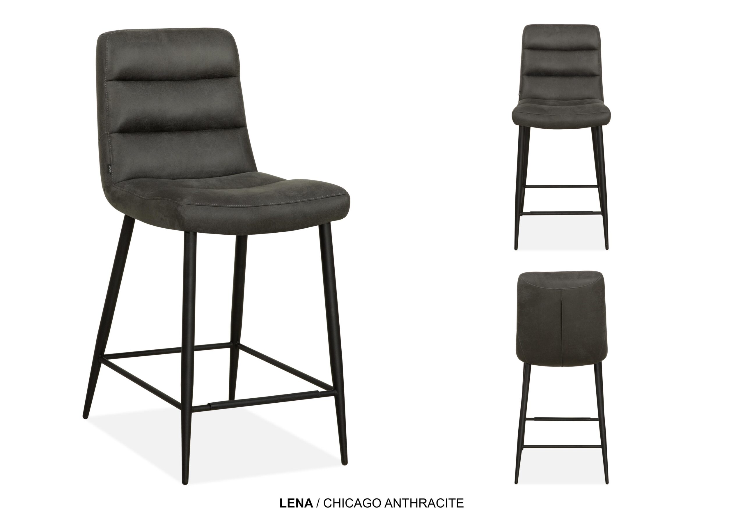 Barstoel Lena grey