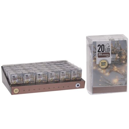 Batterijverlichting 20L + timer warmwit | Home & Styling