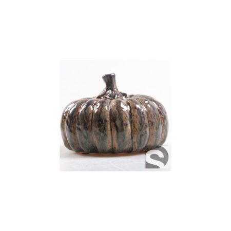 Beeld Pompoen donkergroen dia.14x10cm | Season Inspired Decoration