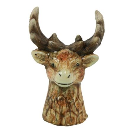 Beeld Rendier bruin aardewerk H13cm | Countryfield