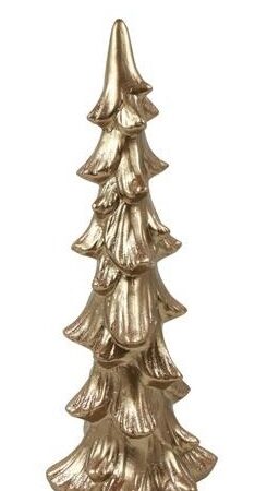 Beeld everlands kunstkerstboom goud H37cm | Countryfield