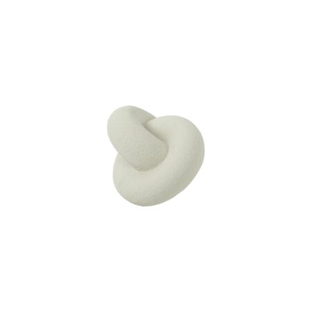 Beeld knoop crème aardewerk H10cm | Countryfield