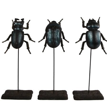 Beetles on base zwart 3 ass polystone 9