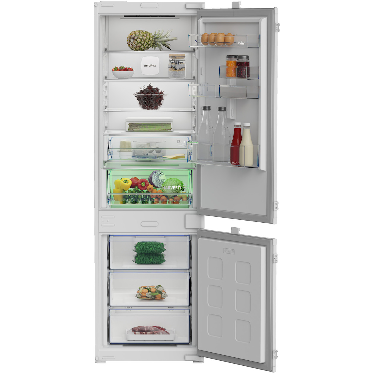Beko B7BCNA296HS Inbouw koel-vriescombinatie | Beko