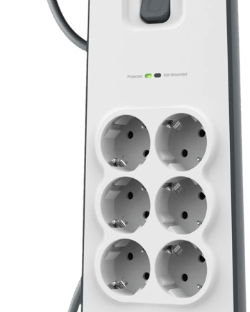 Belkin Surge Protector 6 outlet 2 meter 2x usb