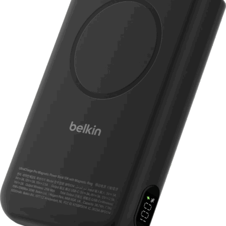 Belkin UltraCharge Pro Draadloze Powerbank met MagSafe 10.000 mAh met Snelladen Zwart