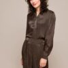 Bellize Blouse Donkerbruin