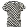 Benza Print Top Zwart / Wit