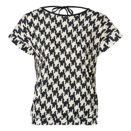 Benza Print Top Zwart / Wit