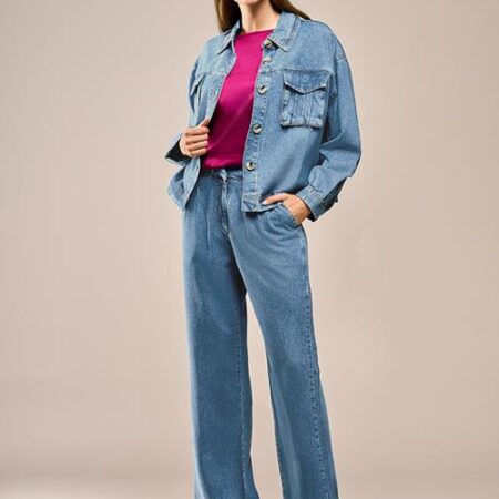 Berry Blouse Denim Blauw