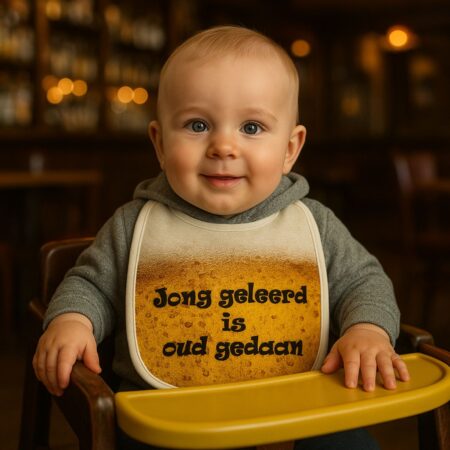 Bier Slabber - Jong geleerd is oud gedaan | MegaGadgets.nl