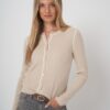 Biologisch kasjmier ribgebreid vest