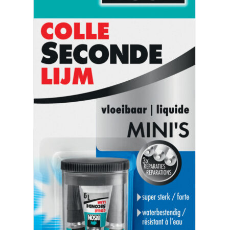 Bison Secondelijm Mini 3x1g | Bison