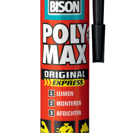 Bison poly max express zwart | Bison