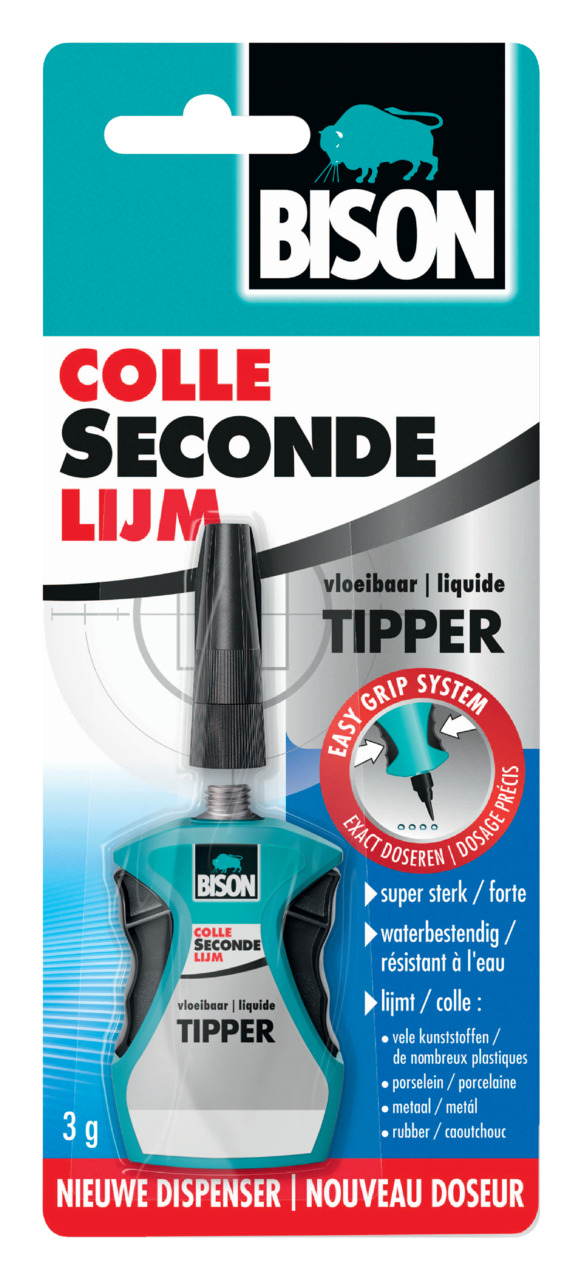 Bison secondelijm met tipper | Bison