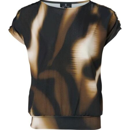 Blandy Print Top Olijfgroen / Multi