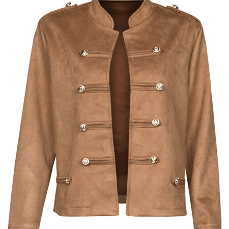 Blazer Sierknopen Bruin