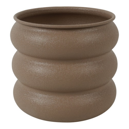 Bloempot Rings M bruin