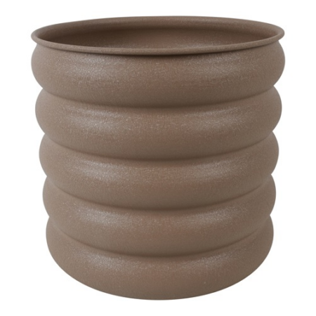 Bloempot Rings XL bruin