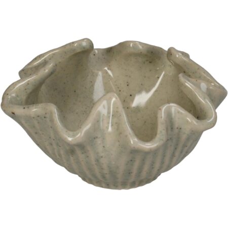 Bloempot keramiek Beige 15x15x8cm | Kersten