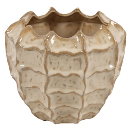 Bloempot rond Eloise L creme