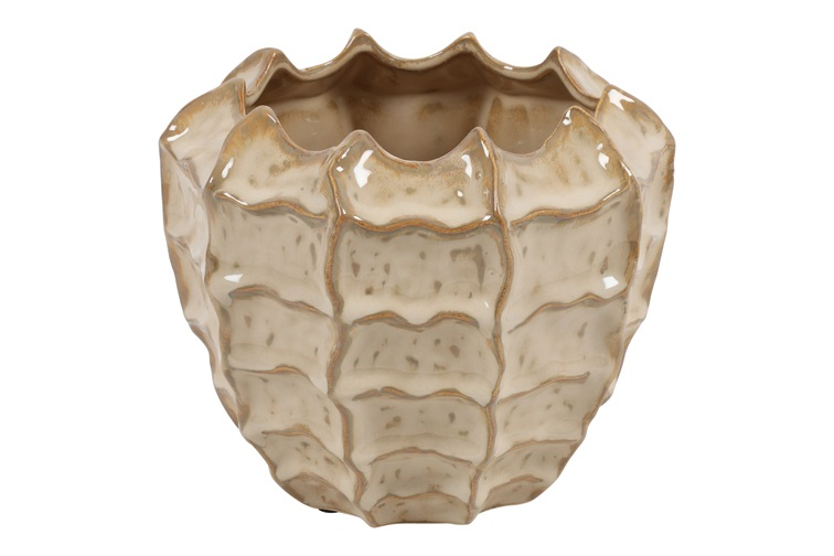 Bloempot rond Eloise L creme