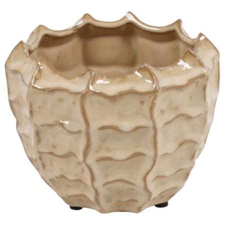 Bloempot rond Eloise M creme