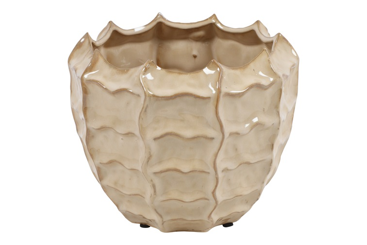 Bloempot rond Eloise XXL creme