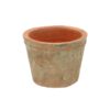 Bloempotje aged terracotta Ø9x7