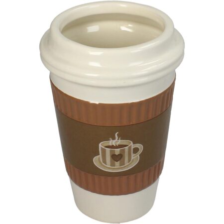 Bloempot/vaas Coffee Cup H16.5cm | Kersten