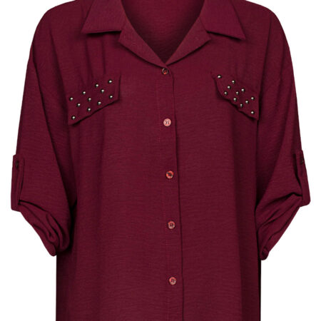 Blouse Studs Bordeaux