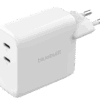 BlueBuilt 100W GaN Oplader met 2 Usb C Poorten Wit