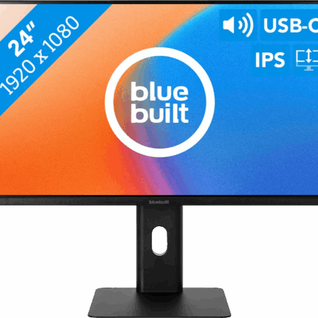 BlueBuilt 24 inch Full HD Monitor met USB C