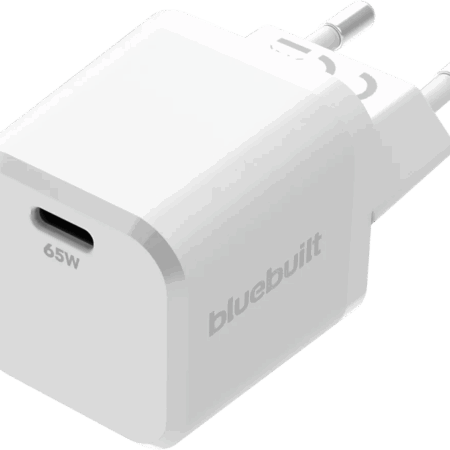 BlueBuilt 65W GaN Usb C Oplader Wit