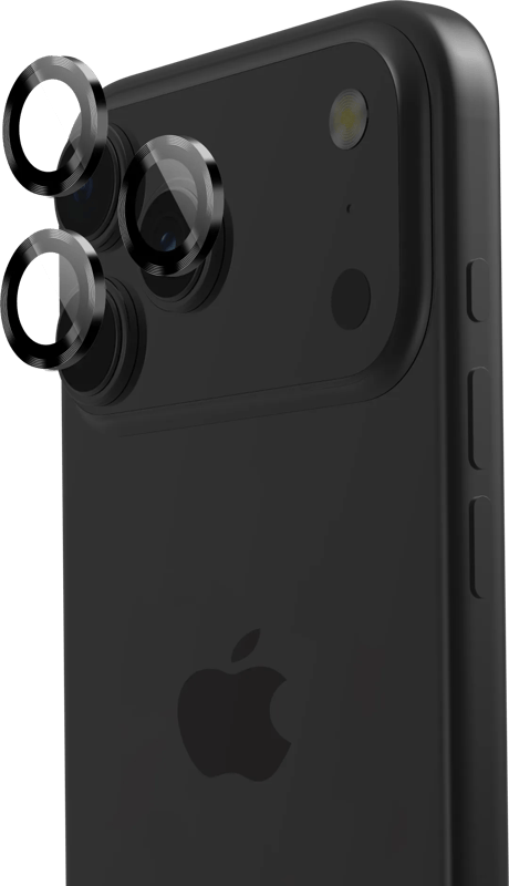 BlueBuilt Aluminium Camera Lens Protector Apple iPhone 17 Pro/17 Pro Max Black